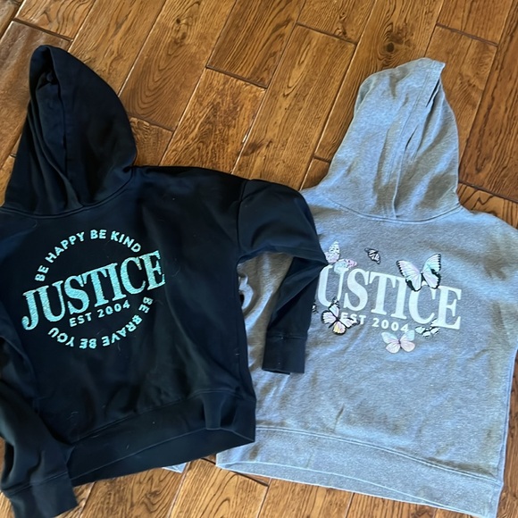 Bundle of 4 sweatshirts/hoodies size large 10/12 - Picture 2 of 4